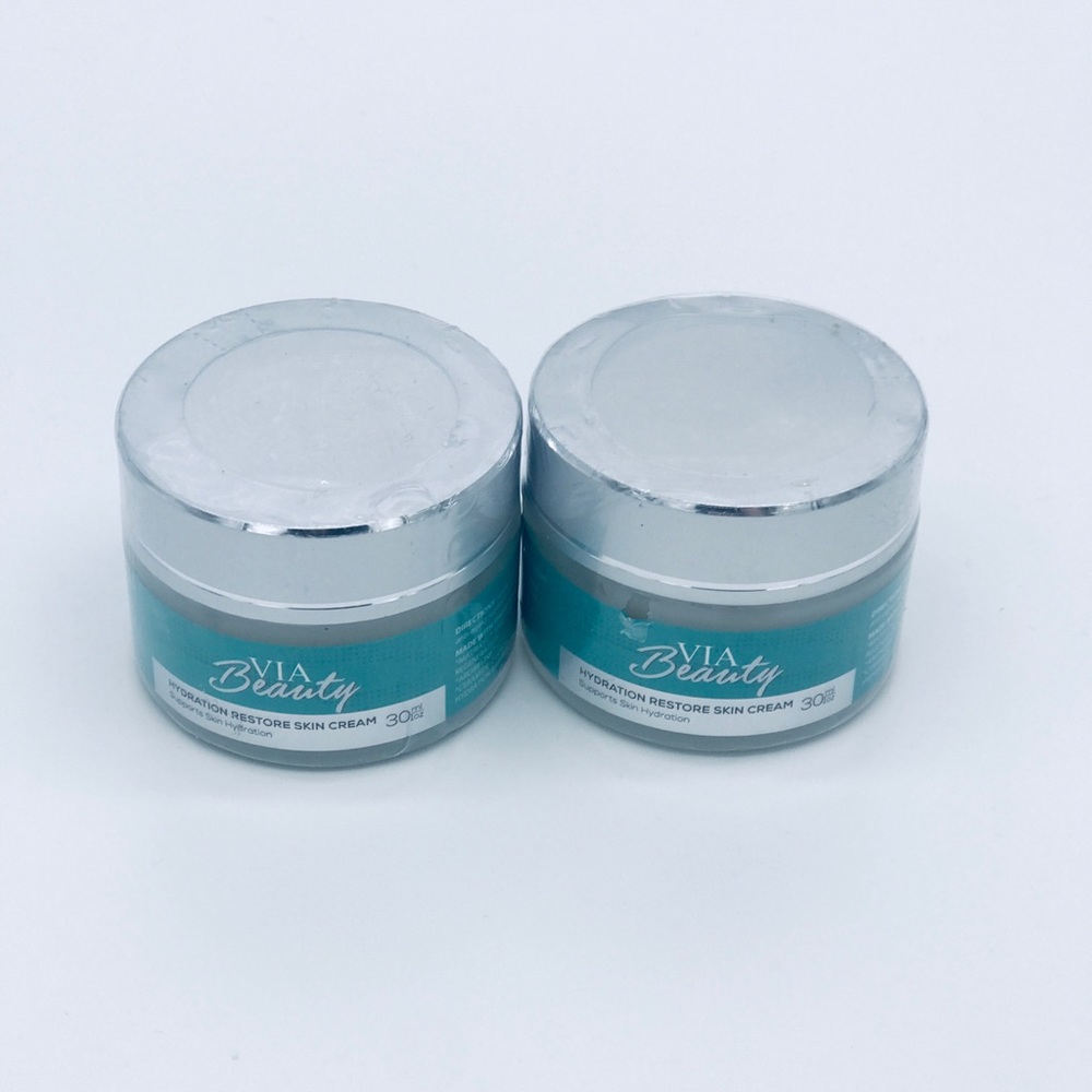 Bundle of 2 Via Beauty Hydration Restore Skin -New